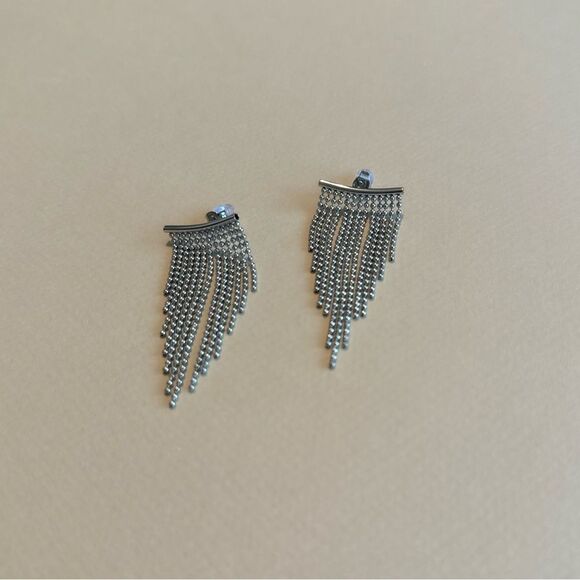 Tassel drop earrings M716 - Picture 3 of 5